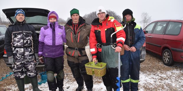Baļotes ezerā aizvadīts Latvijas čempionāta  zemledus makšķerēšanā noslēdzošais posms